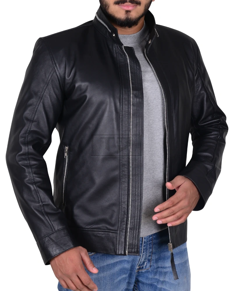 Black Trending Men Jacket - image 3