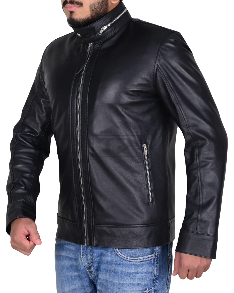 Black Trending Men Jacket - image 4