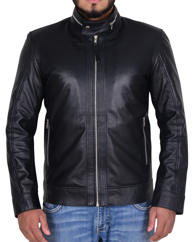 Black Trending Men Jacket - image 5