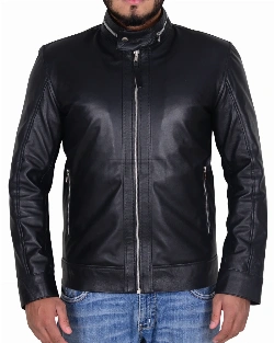 Black Trending Men Jacket - image 5