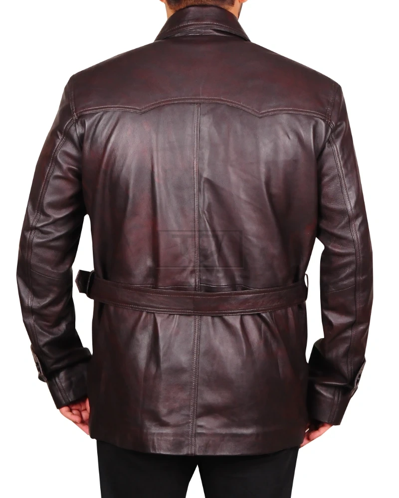 Classic Brown Leather Jacket - image 2