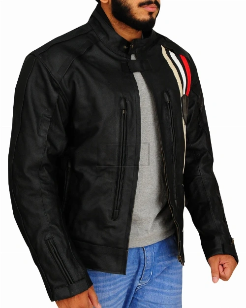 Triumph Biker Leather Jacket - image 3