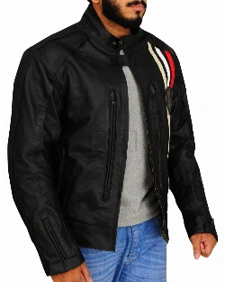 Triumph Biker Leather Jacket - image 3