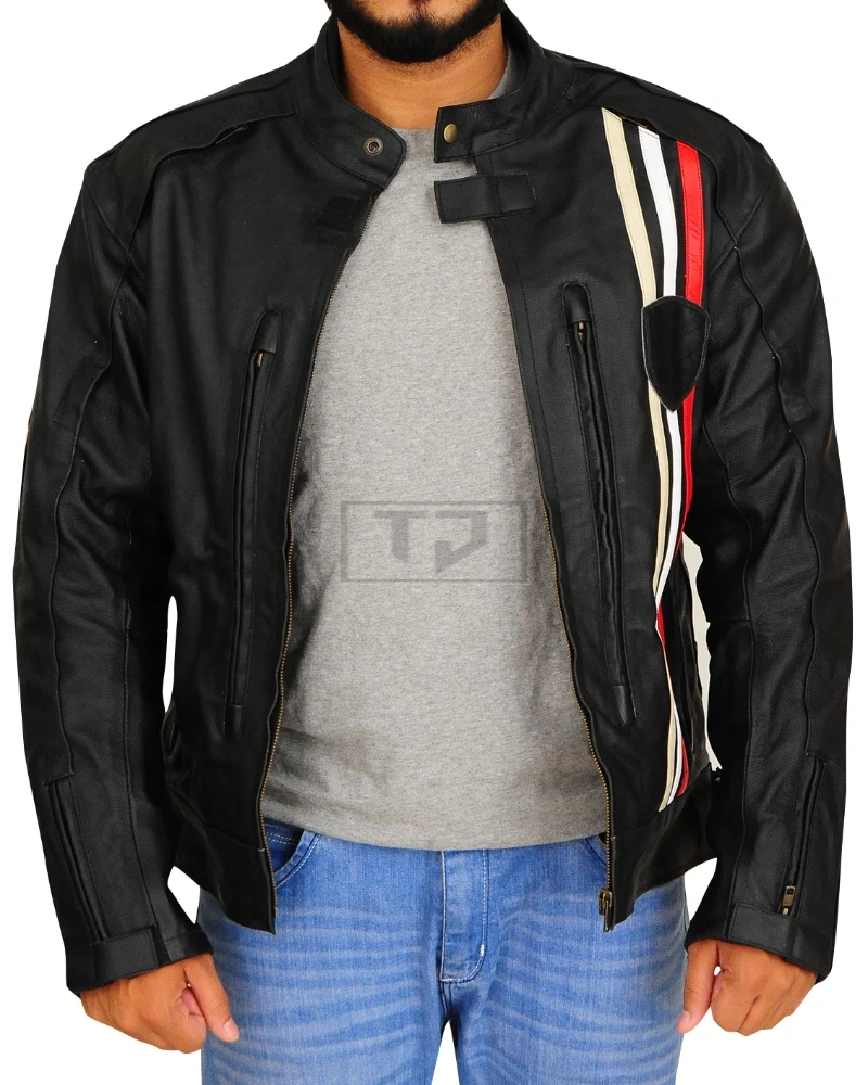 Triumph Biker Leather Jacket - image 1