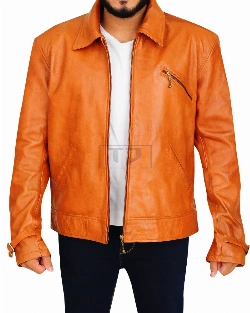 Men Brown Slim Fit Jacket - image 1