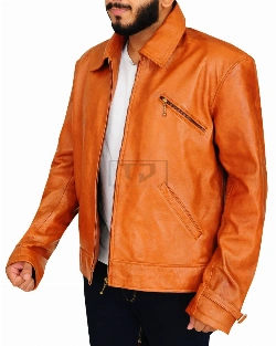 Men Brown Slim Fit Jacket - image 4