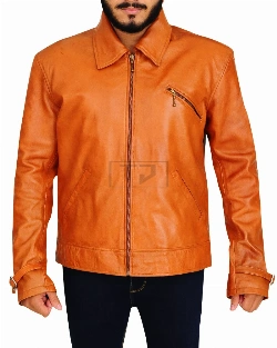 Men Brown Slim Fit Jacket - image 5