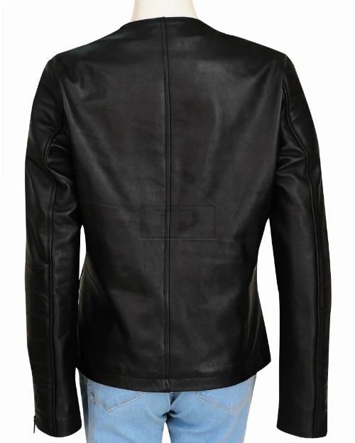 Women Celebrity Black Jacket - image 2