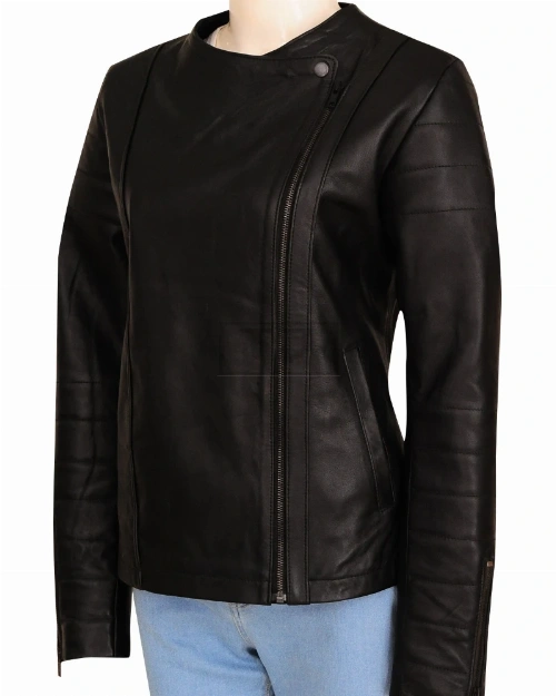Women Celebrity Black Jacket - image 4