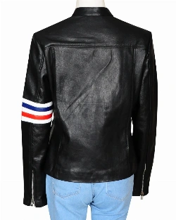 Girl Biker Leather Jacket - image 2