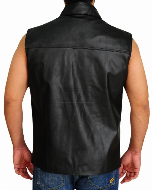 Undertaker Motorcycle Leather Vest - image 2