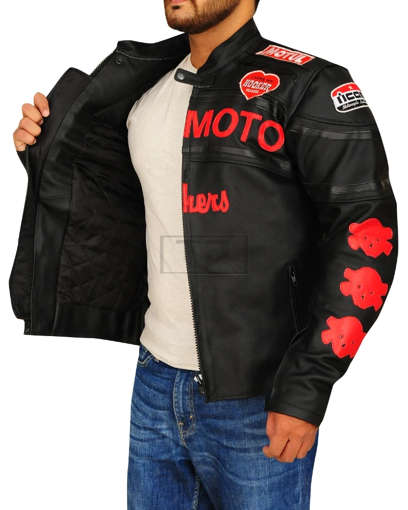 Iconic Icon Moto Biker Jacket - image 3