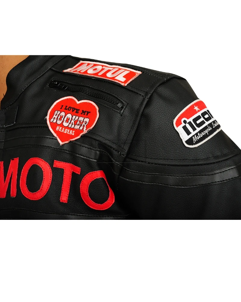 Iconic Icon Moto Biker Jacket - image 5