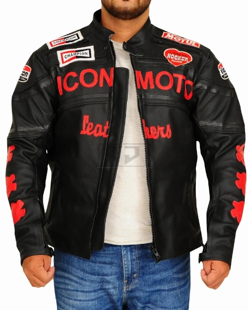 Iconic Icon Moto Biker Jacket - image 1