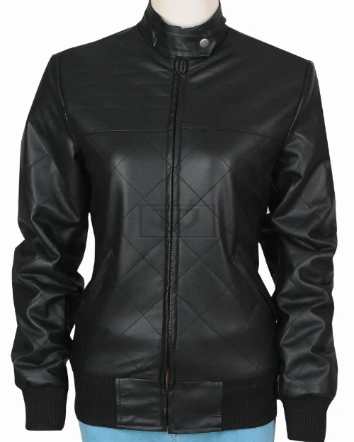 Stylish Black Girl Leather Jacket - Image 5