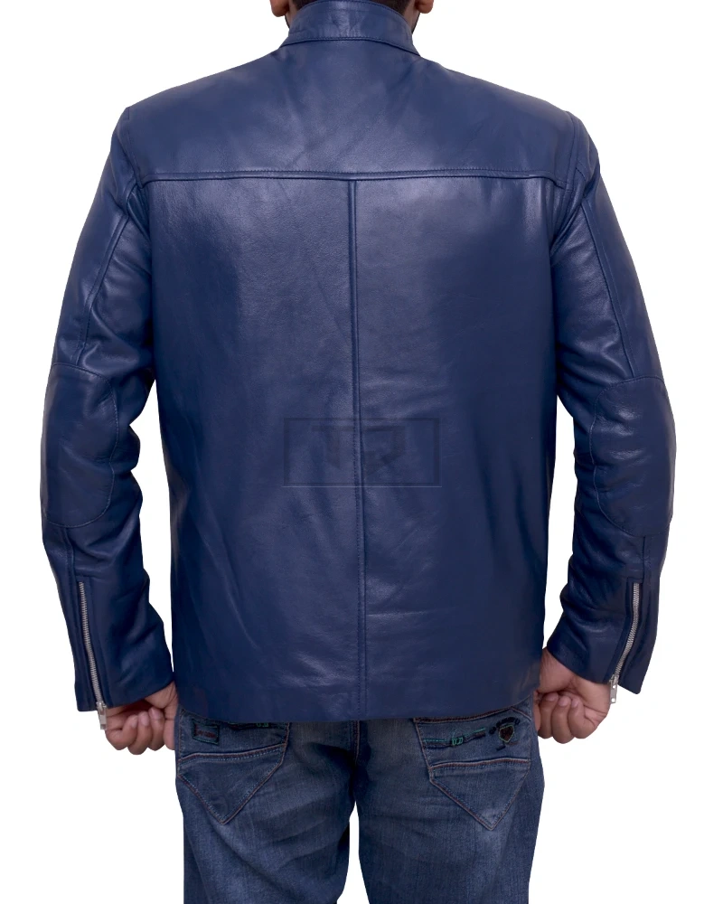 Trendy American Flag Leather Jacket - image 2