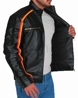 Trendy Black Leather Jacket - image 3