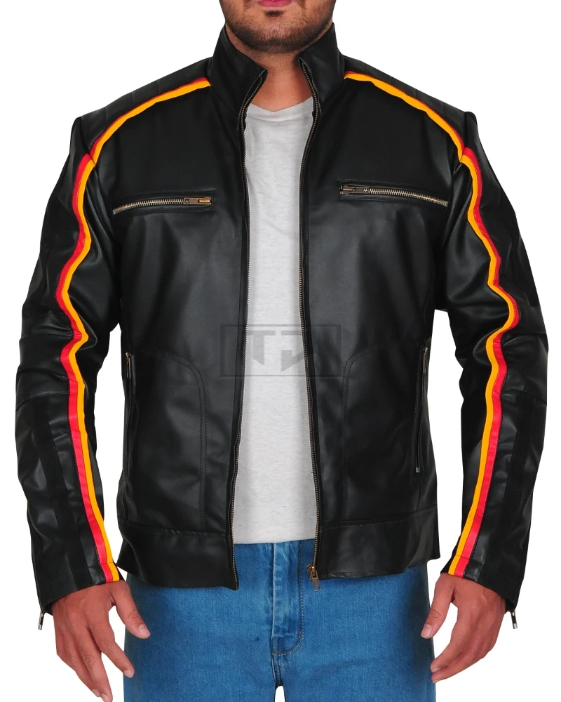 Trendy Black Leather Jacket - image 1