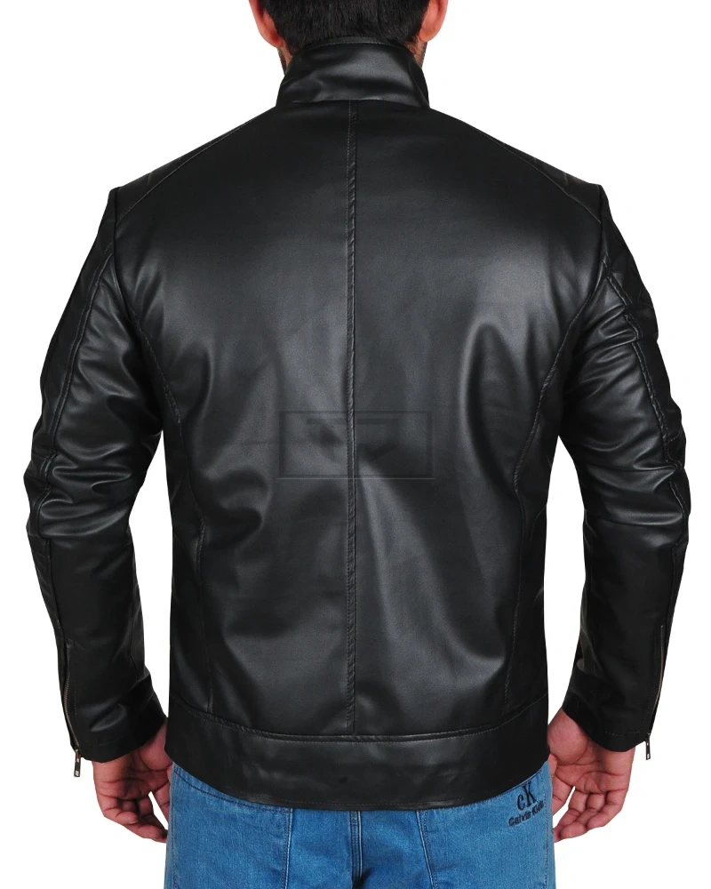 Trendy Black Leather Jacket - image 2