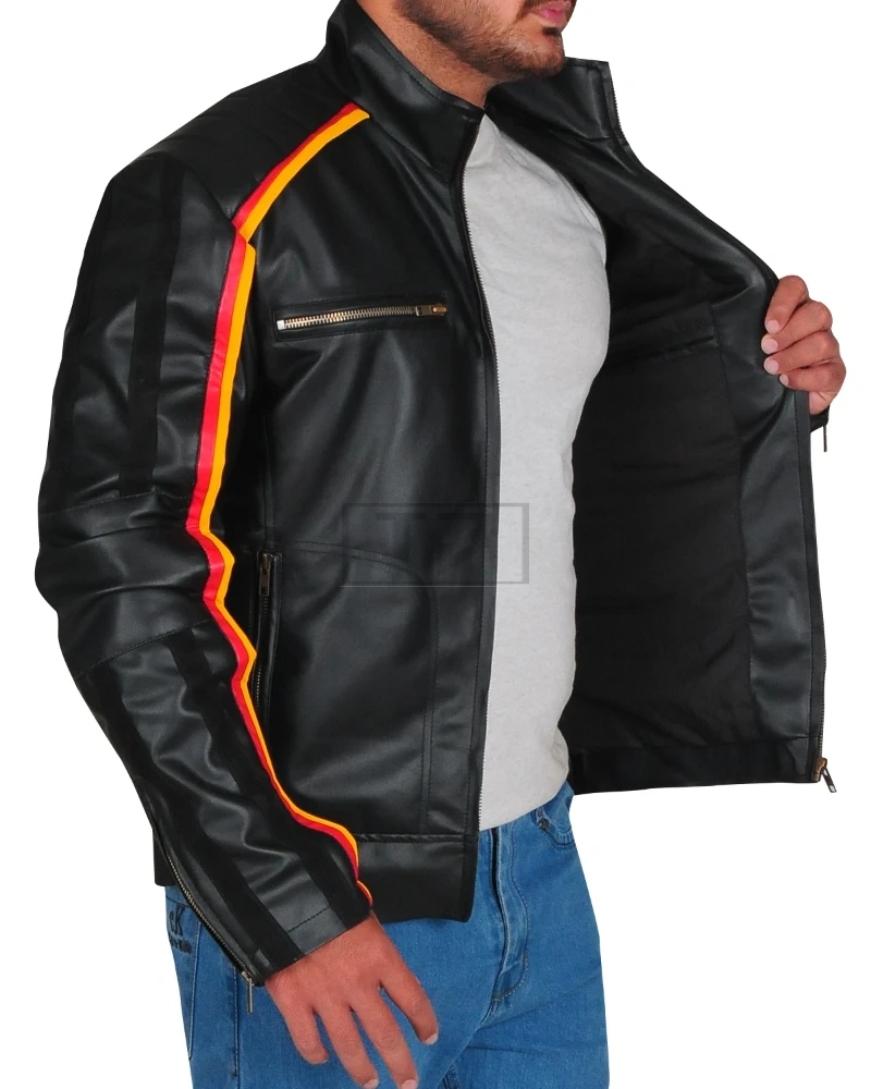 Trendy Black Leather Jacket - image 3