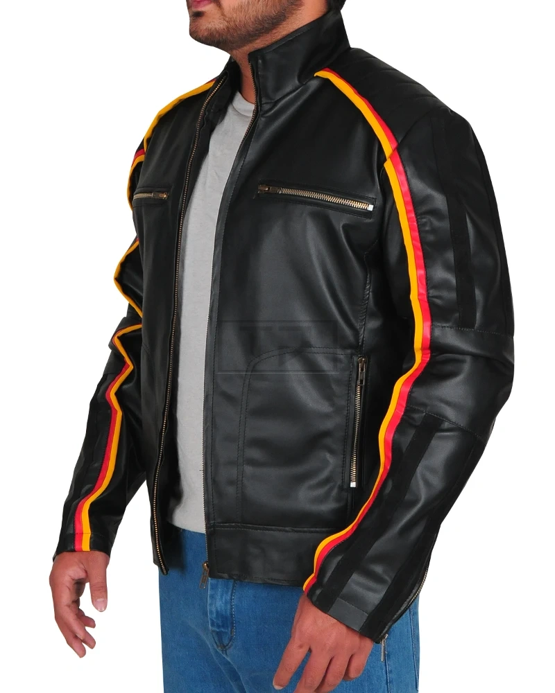 Trendy Black Leather Jacket - image 4