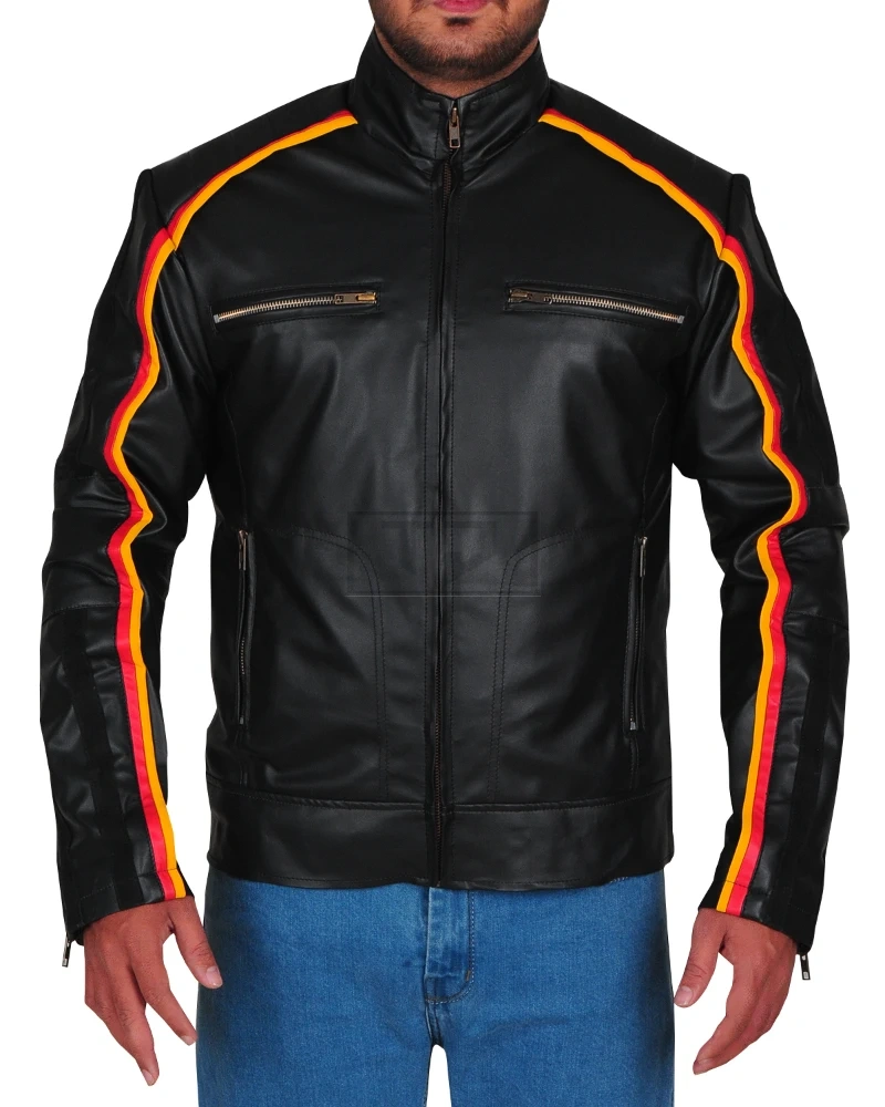 Trendy Black Leather Jacket - image 5