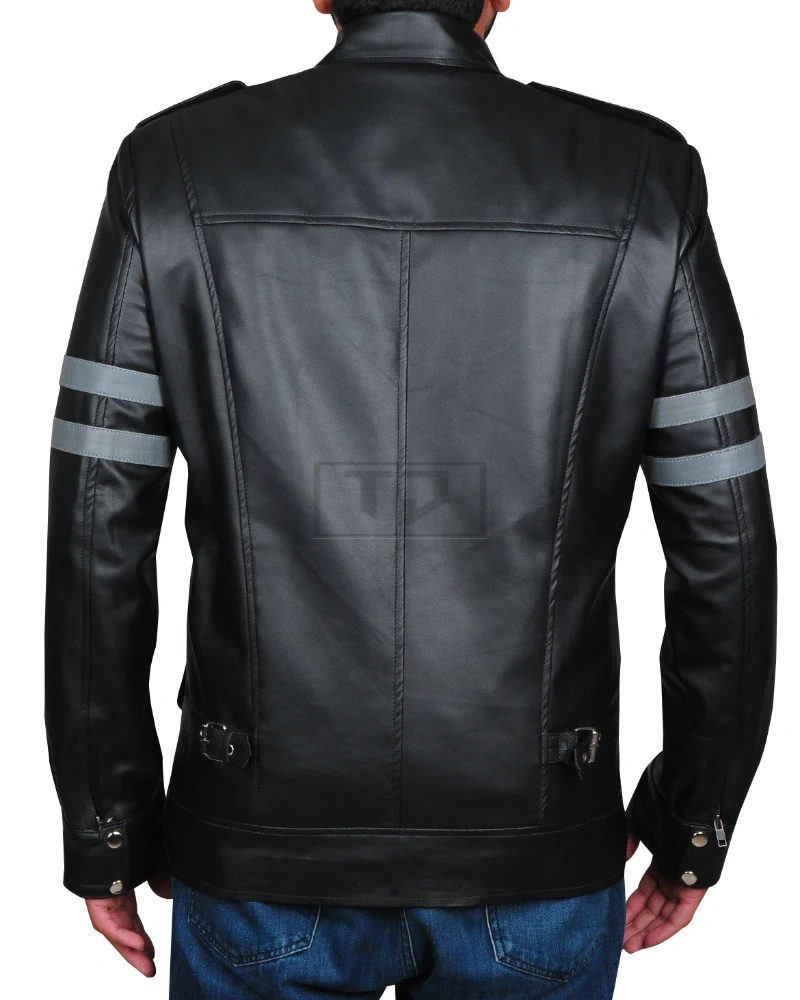 Cool Flap Pocket Leather Jacket - image 2