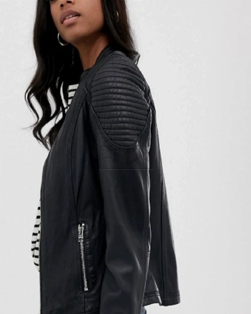 Street Fashion Black Jacket For Women - image 4