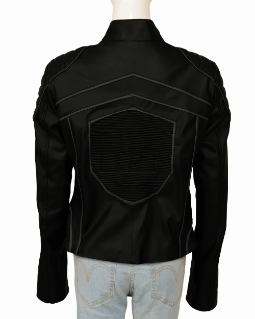 Dashing Black Leather Jacket - image 2