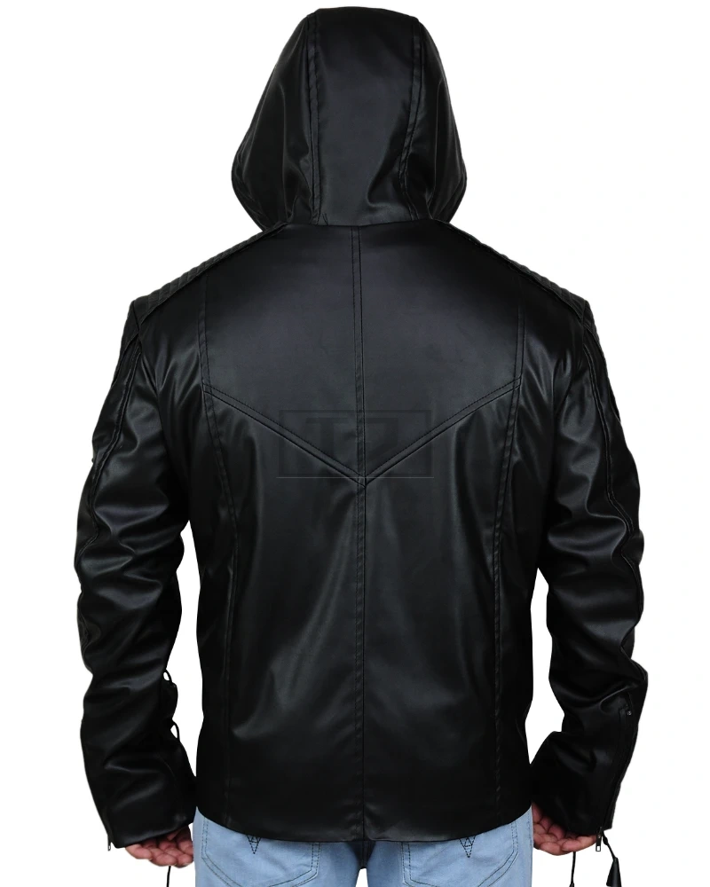 Fancy Black Hoodie Jacket - image 3