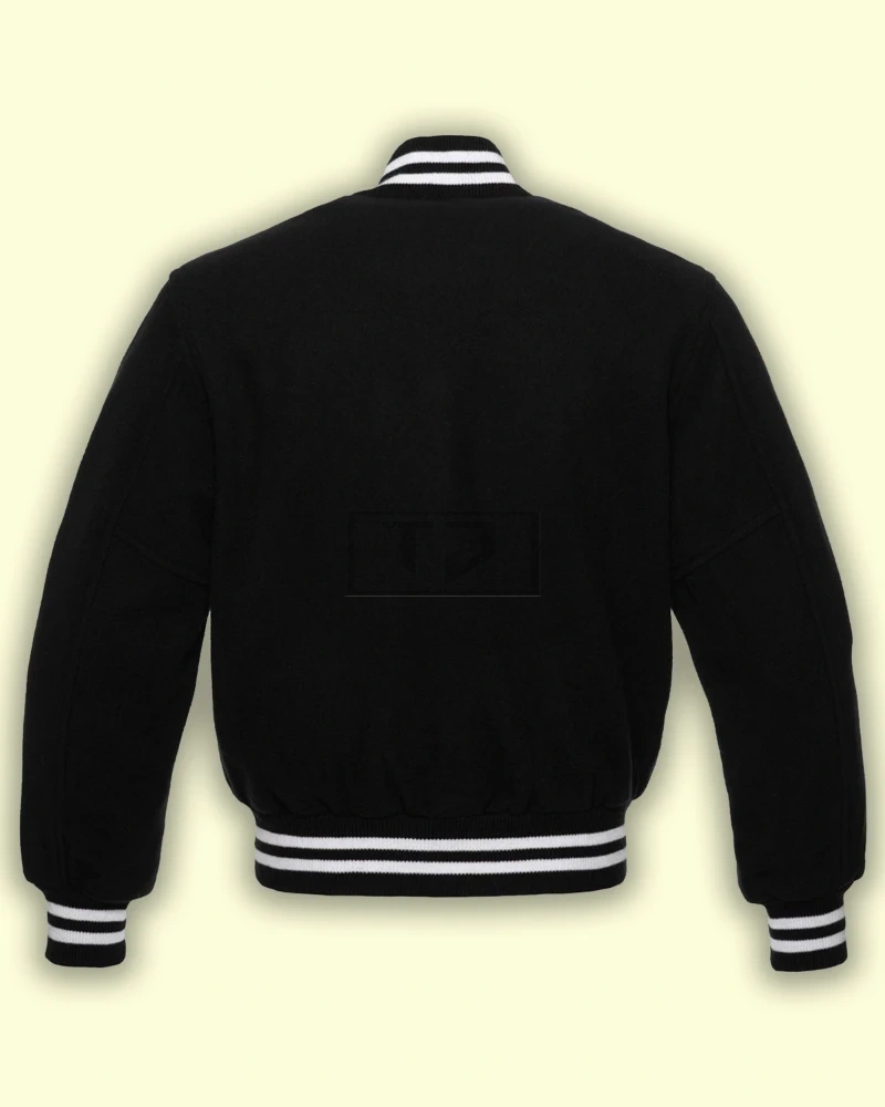Black Fleece Varsity Jacket - image 2