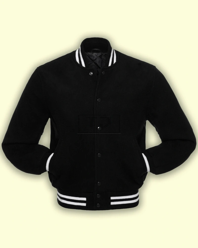 Black Fleece Varsity Jacket - image 3