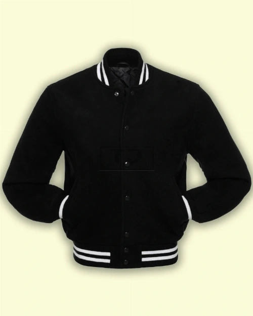 Black Fleece Varsity Jacket - image 3