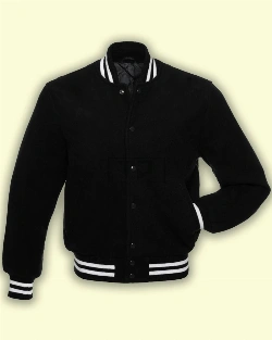 Black Fleece Varsity Jacket - image 1