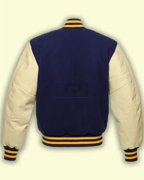 Blue College Varsity Jacket - image 2