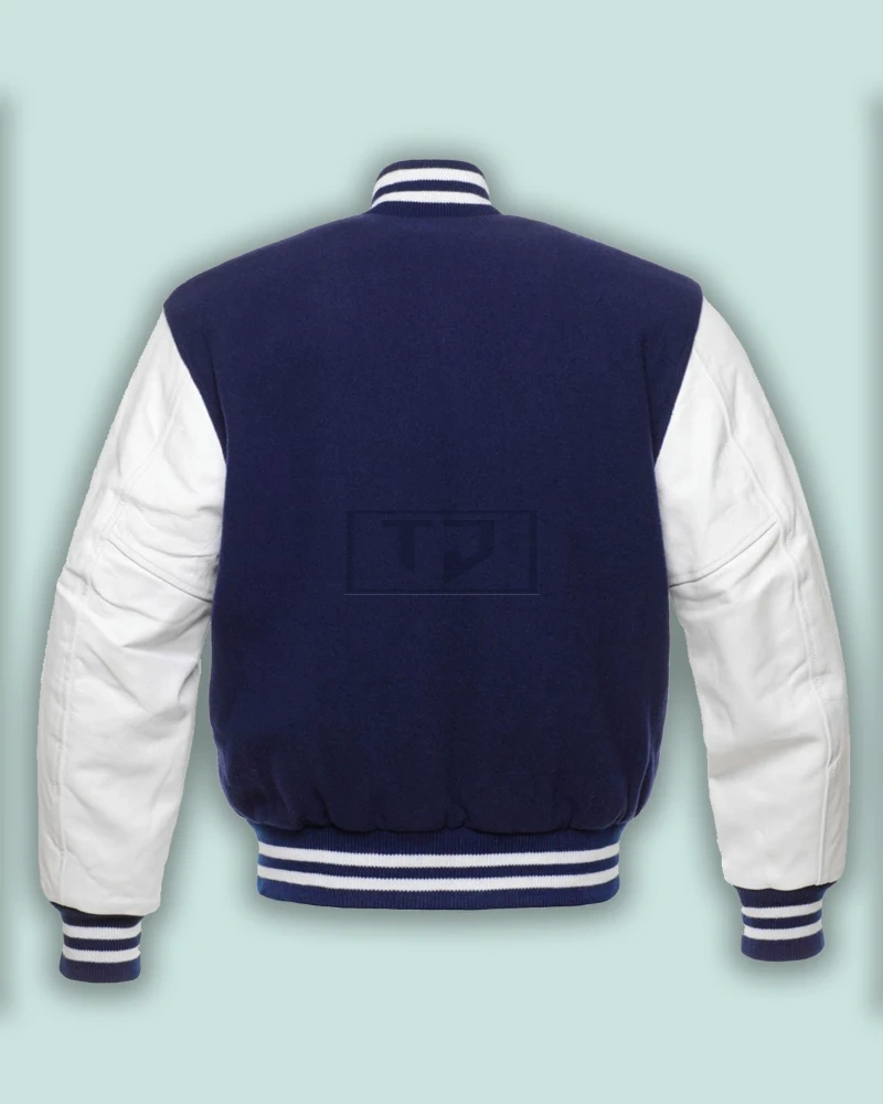 Oxford Blue Varsity Jacket - image 2