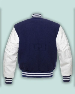 Oxford Blue Varsity Jacket - image 2