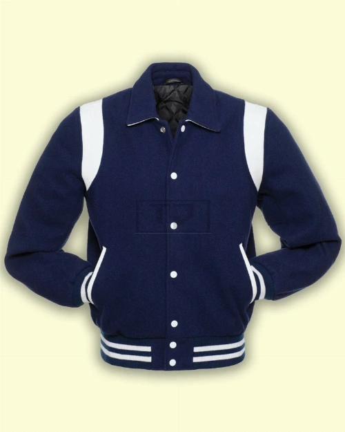 Side Stripe Varsity Jacket - image 3