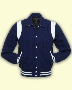 Side Stripe Varsity Jacket - image 3