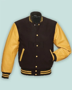 Maroon & Gold Varsity Jacket - image 1