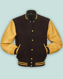 Maroon & Gold Varsity Jacket - image 3