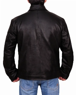 Simple Brando Leather Jacket - image 2